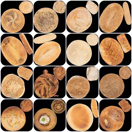 25 Baked Goods 3D Model Pack 3