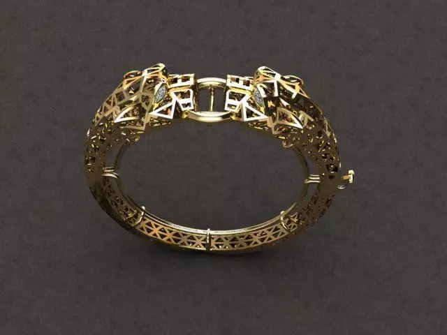 panther brclate  3D print model_0