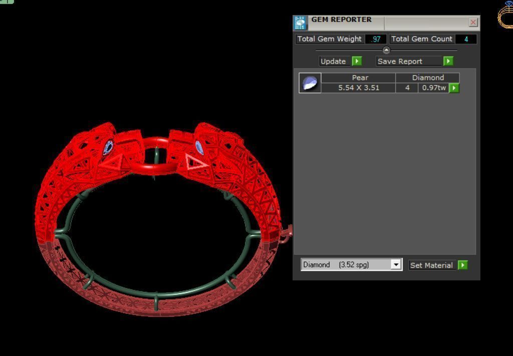 panther brclate  3D print model_3