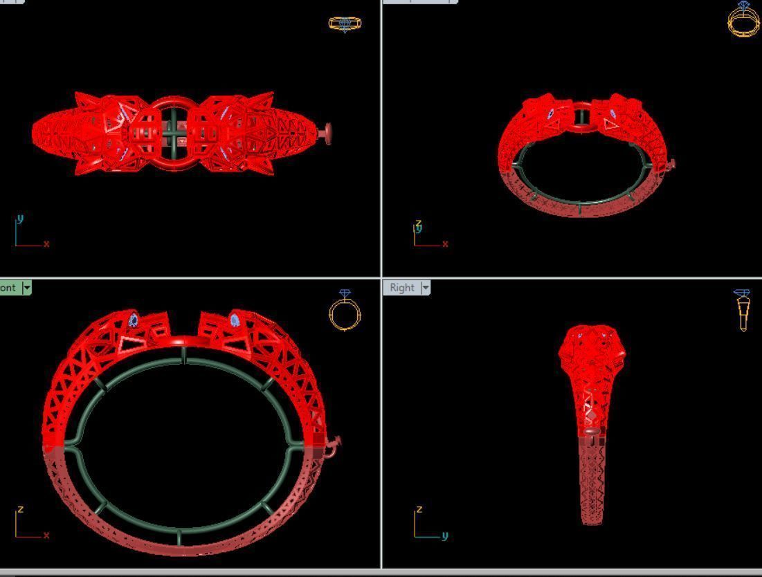 panther brclate  3D print model_2