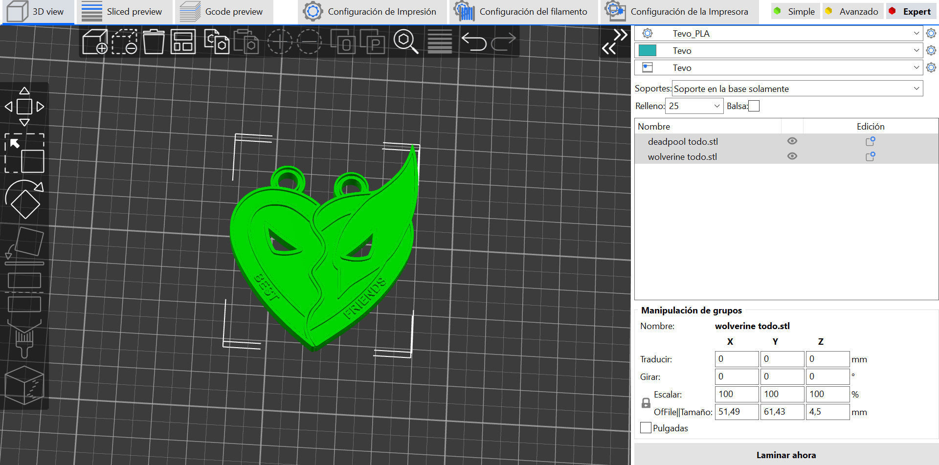 Deadpool y Wolverine Deadpool 3  3D print model_6