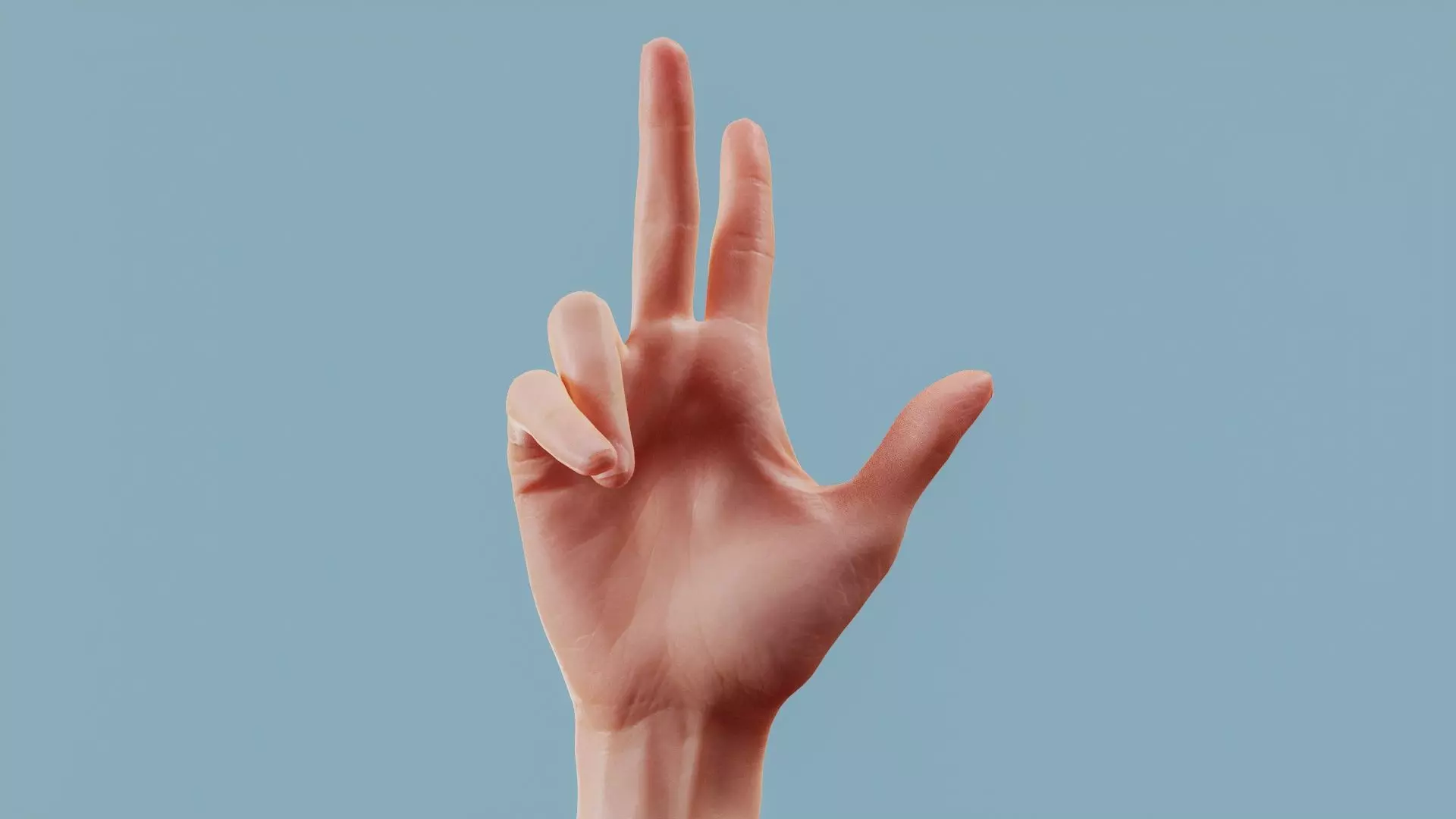 Walk The Walk Single Hand 021 Low-poly 3D model_0