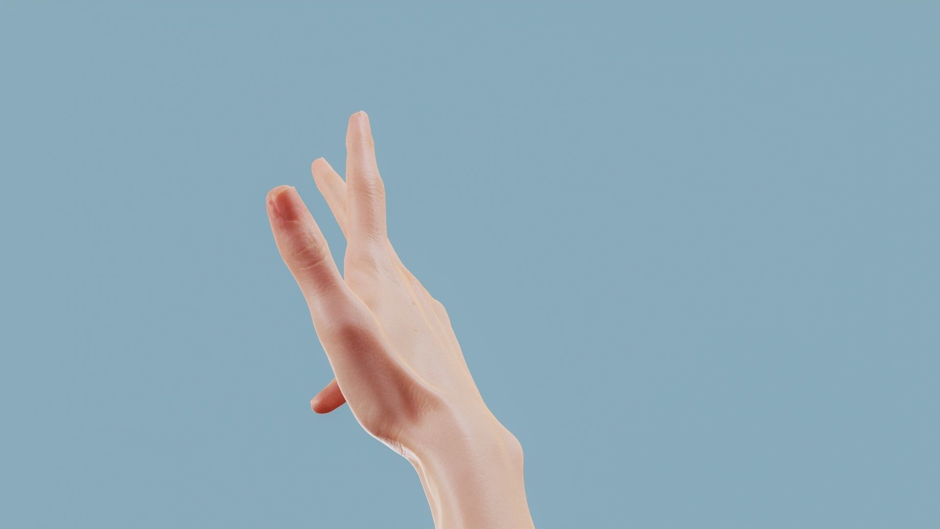 Walk The Walk Single Hand 021 Low-poly 3D model_8