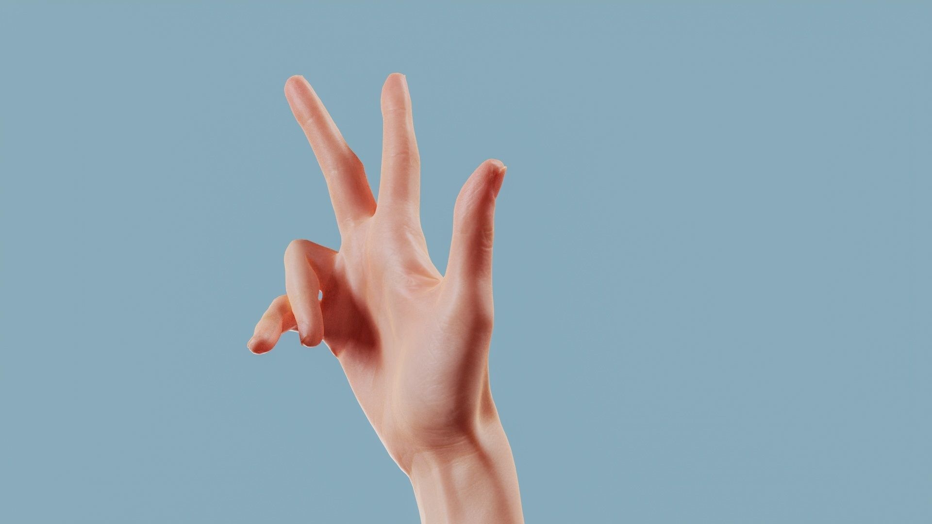 Walk The Walk Single Hand 021 Low-poly 3D model_10