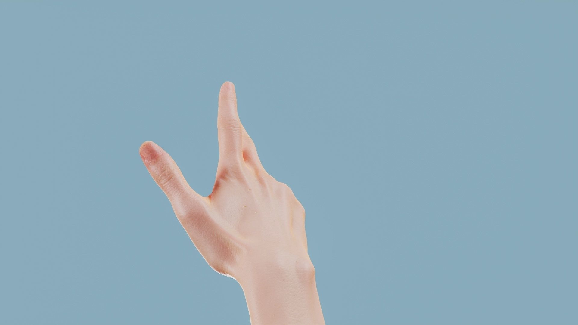 Walk The Walk Single Hand 021 Low-poly 3D model_7