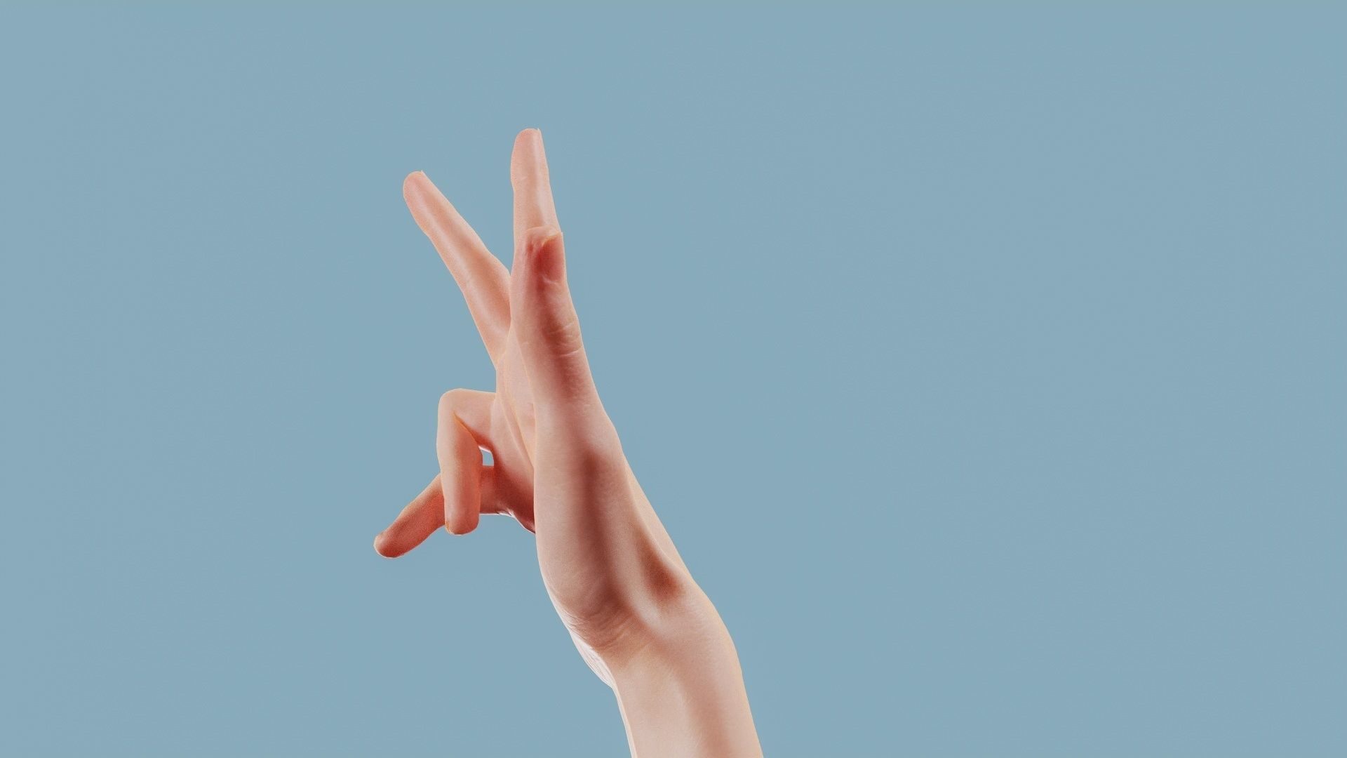 Walk The Walk Single Hand 021 Low-poly 3D model_9