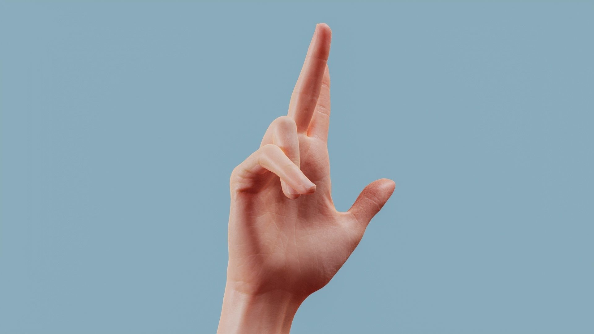 Walk The Walk Single Hand 021 Low-poly 3D model_1