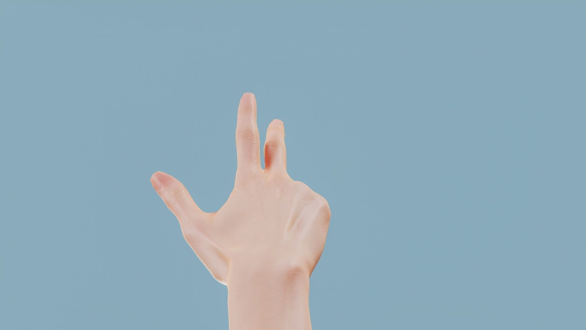 Walk The Walk Single Hand 021 Low-poly 3D model_6