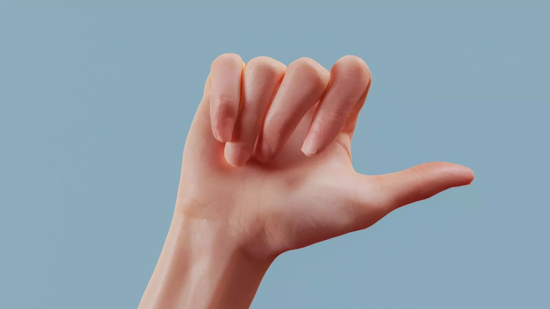 The Hitch Hiker Single Hand 013 Low-poly 3D model_0