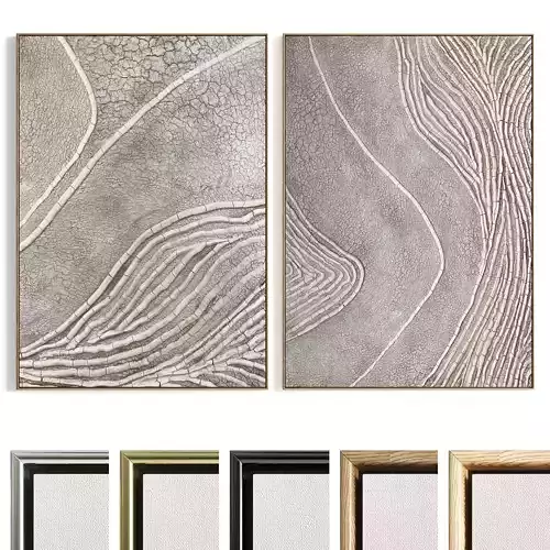 Plaster Two Photo Frame 492