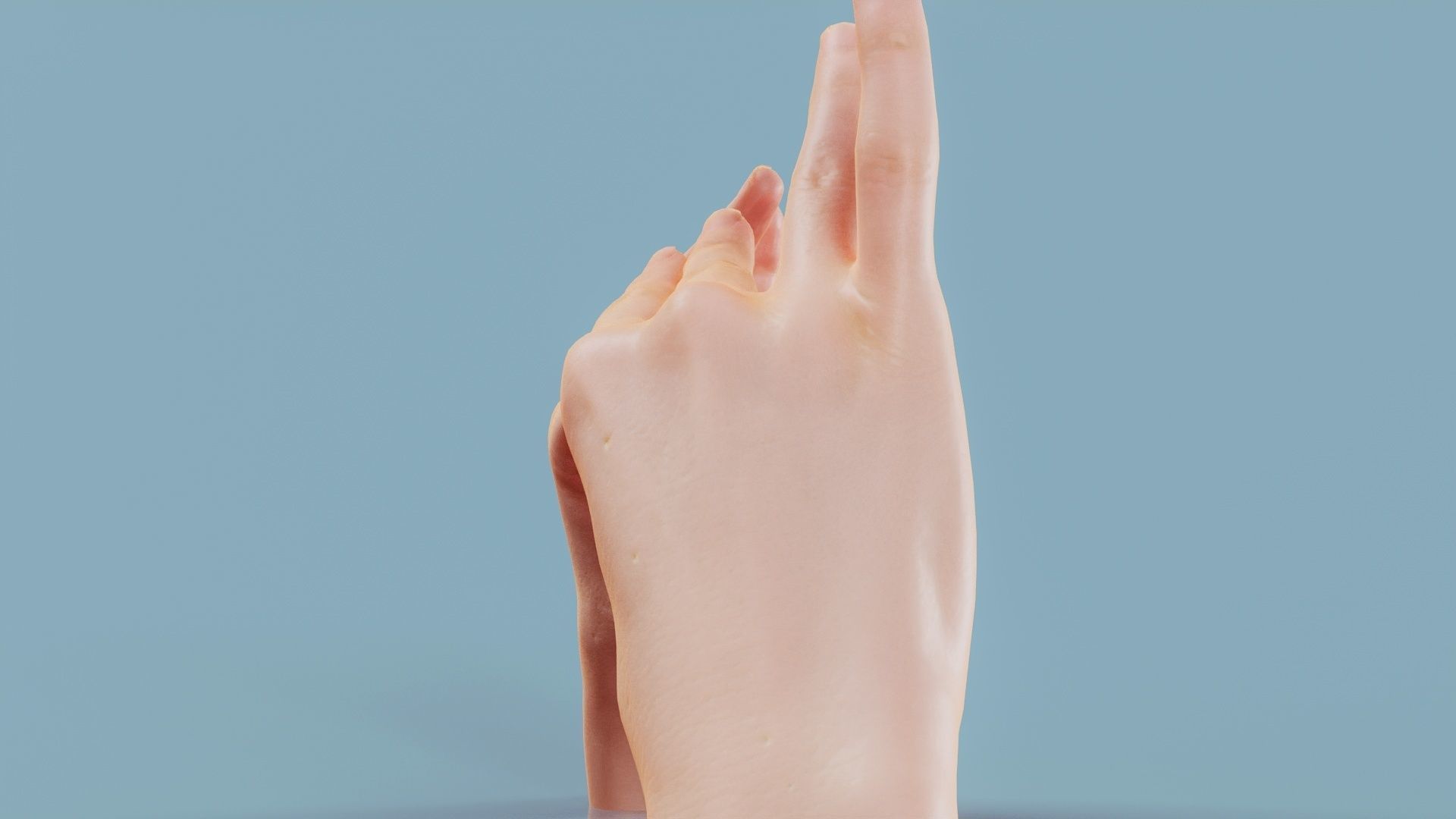Talk The Talk Duo Hands 012 Low-poly 3D model_3