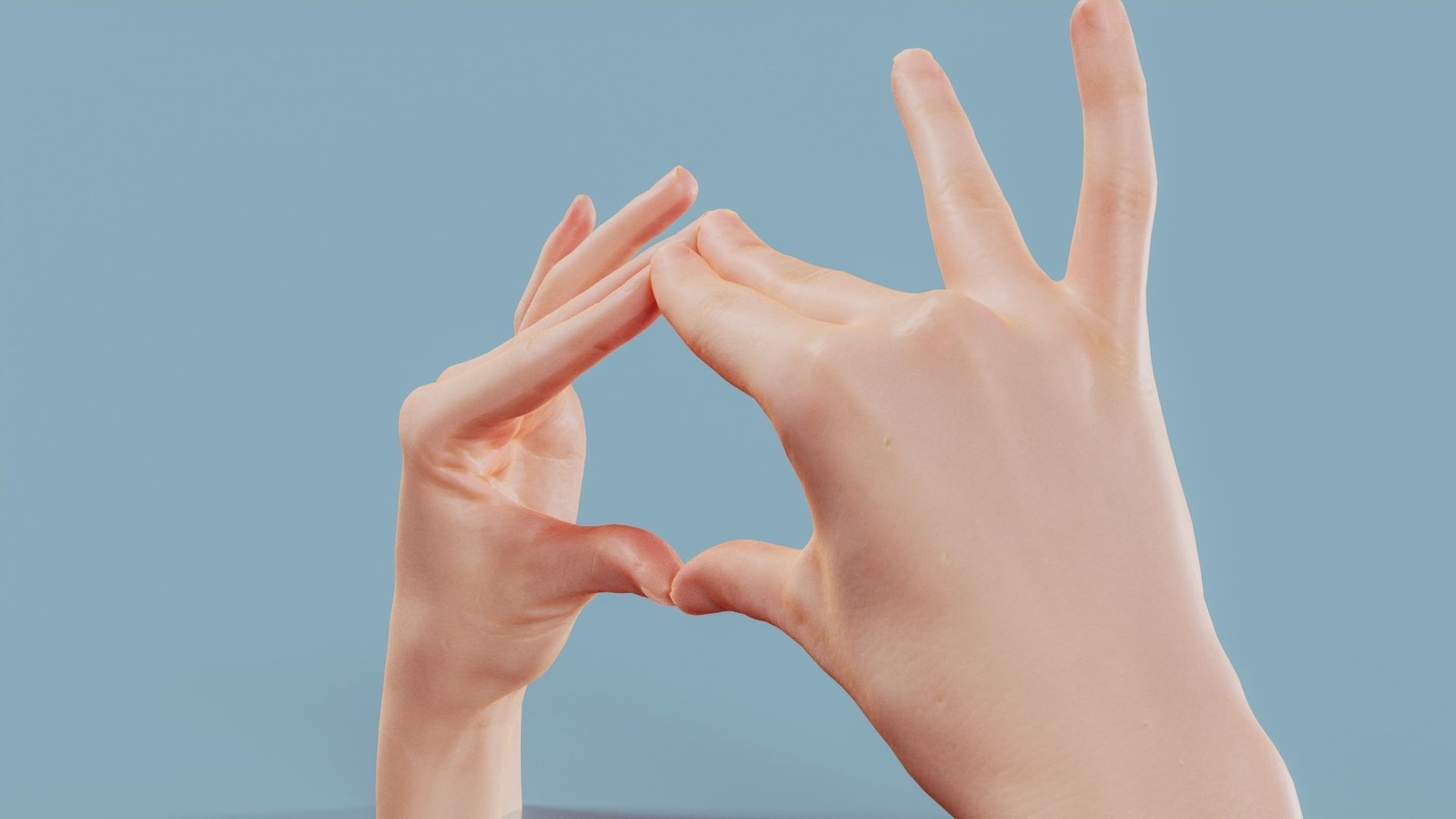 Talk The Talk Duo Hands 012 Low-poly 3D model_4