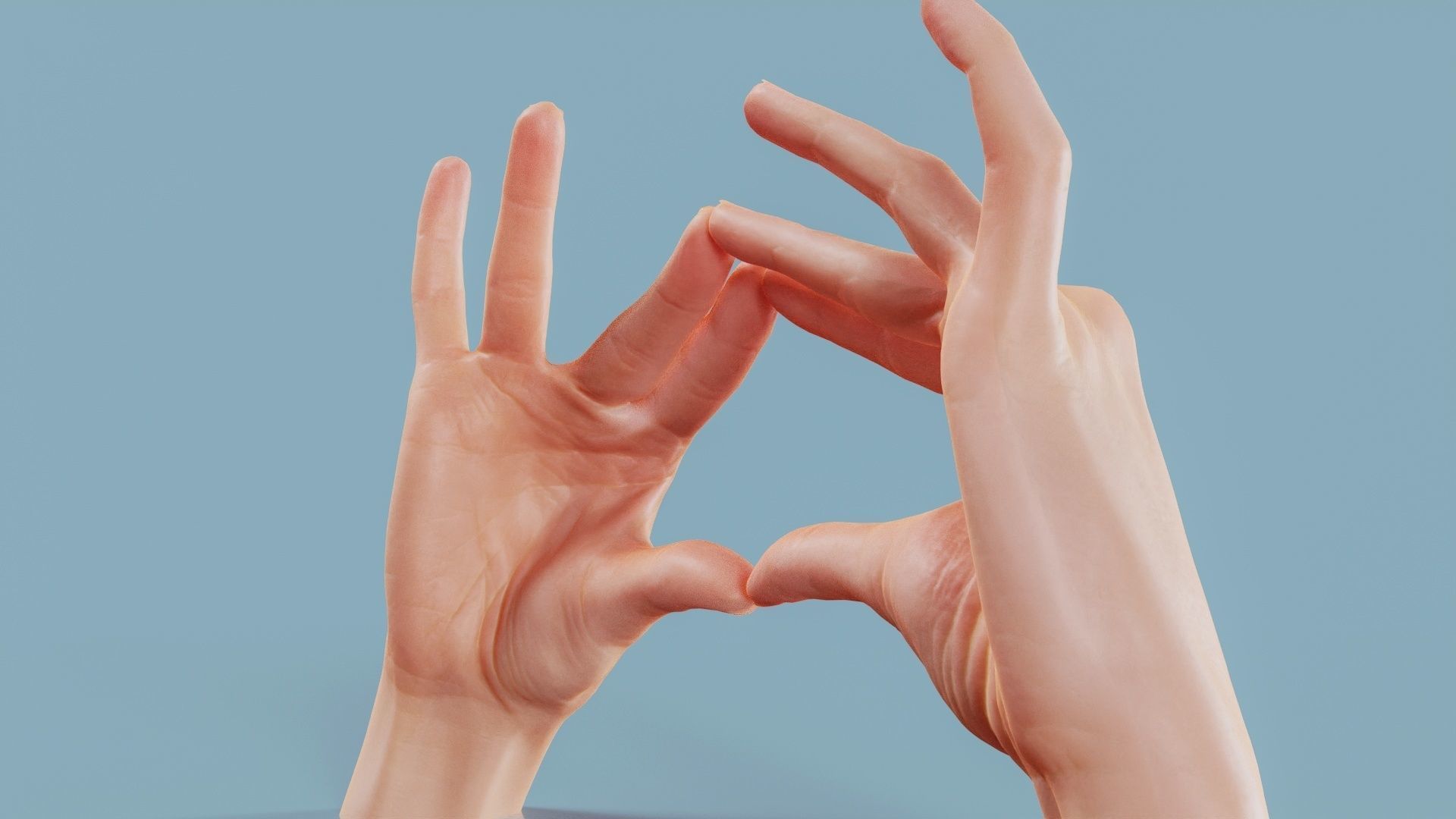 Talk The Talk Duo Hands 012 Low-poly 3D model_10