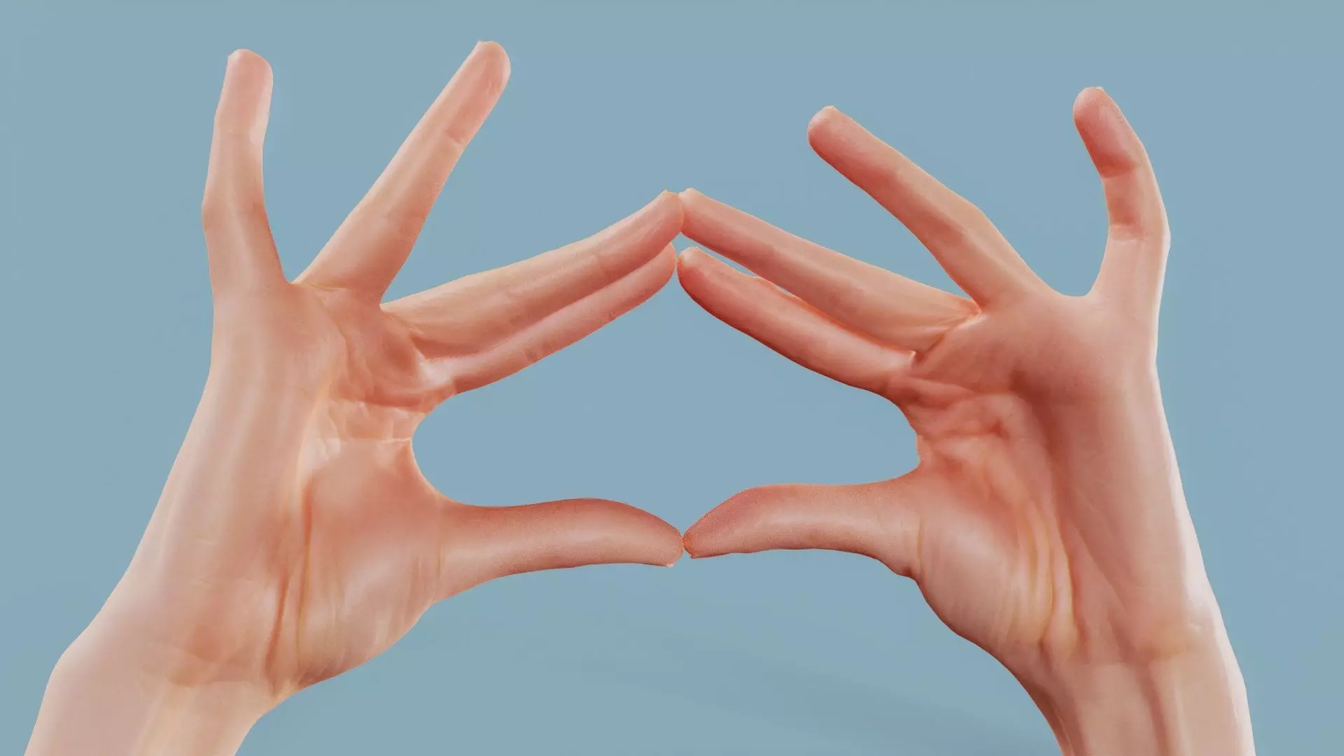 Talk The Talk Duo Hands 012 Low-poly 3D model_0