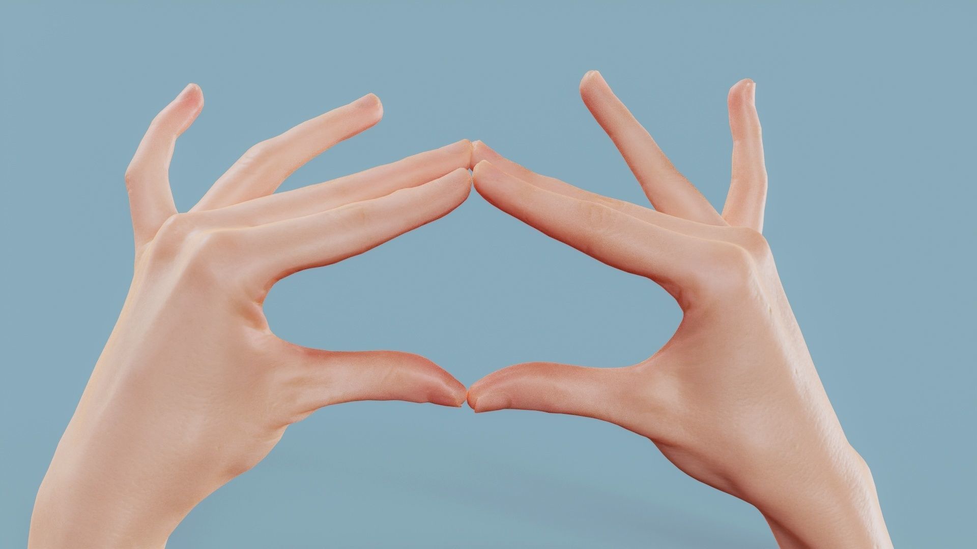 Talk The Talk Duo Hands 012 Low-poly 3D model_6