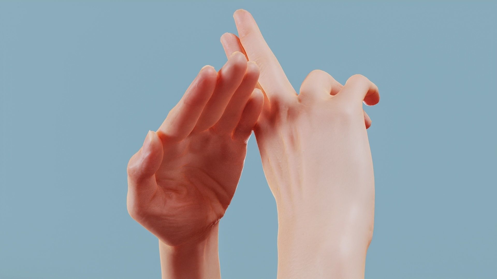 No Smoking Duo Hands 014 Low-poly 3D model_4