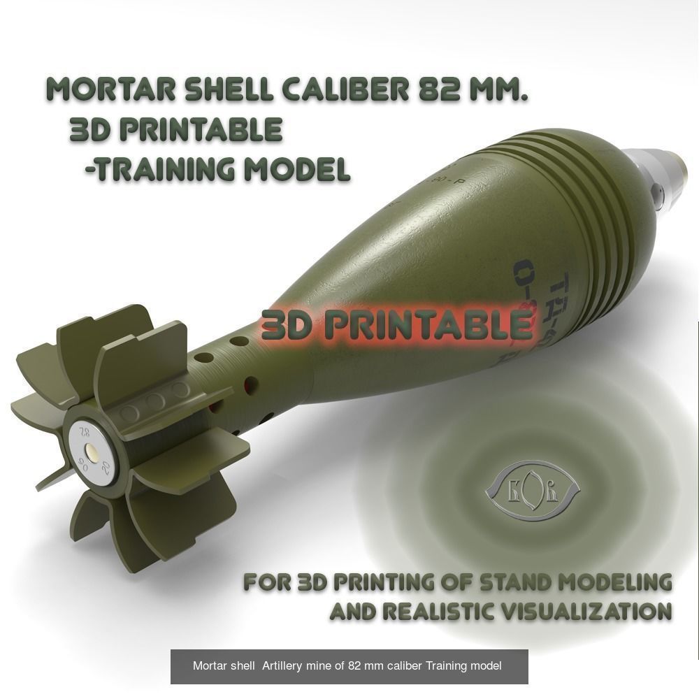 Ammunition of Russian Ukrainian war 3D printable models N1 3D Model Collection_5