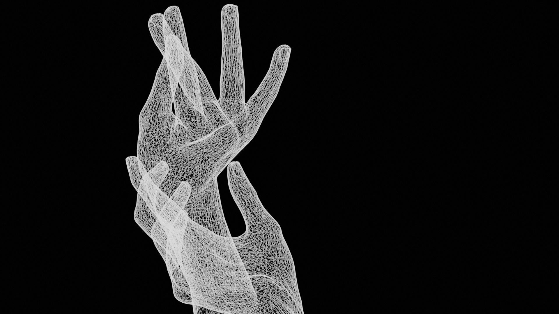 Eternal Elegance Duo Hands 021 Low-poly 3D model_13