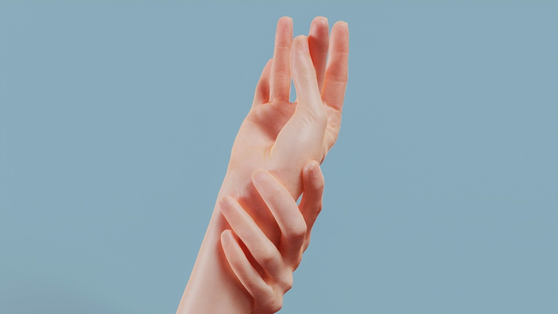 Eternal Elegance Duo Hands 021 Low-poly 3D model_10