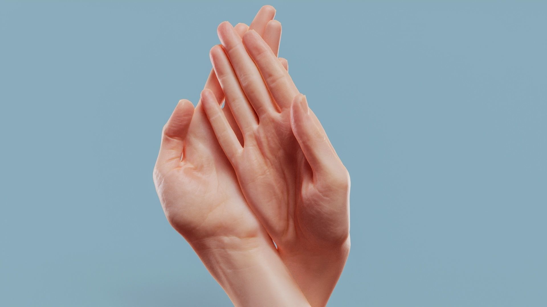 Criss Cross Duo Hands 008 Low-poly 3D model_11