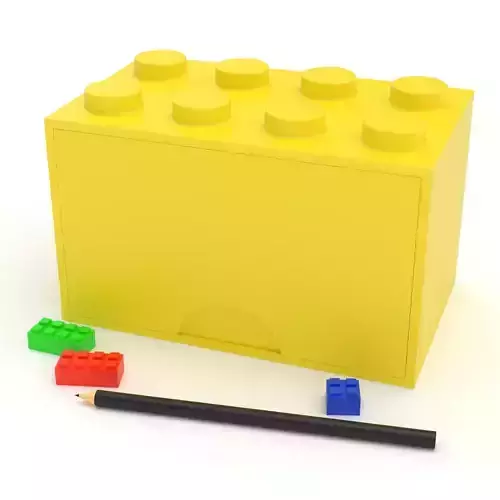 Modular Buildable Drawer - Brick Organizer Storage Solution 3D print model