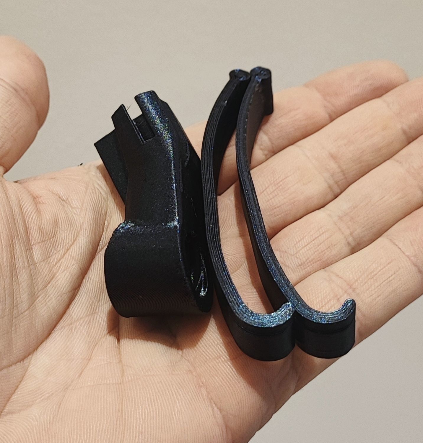 Trekking Pole Phone Mount 3D print model_4