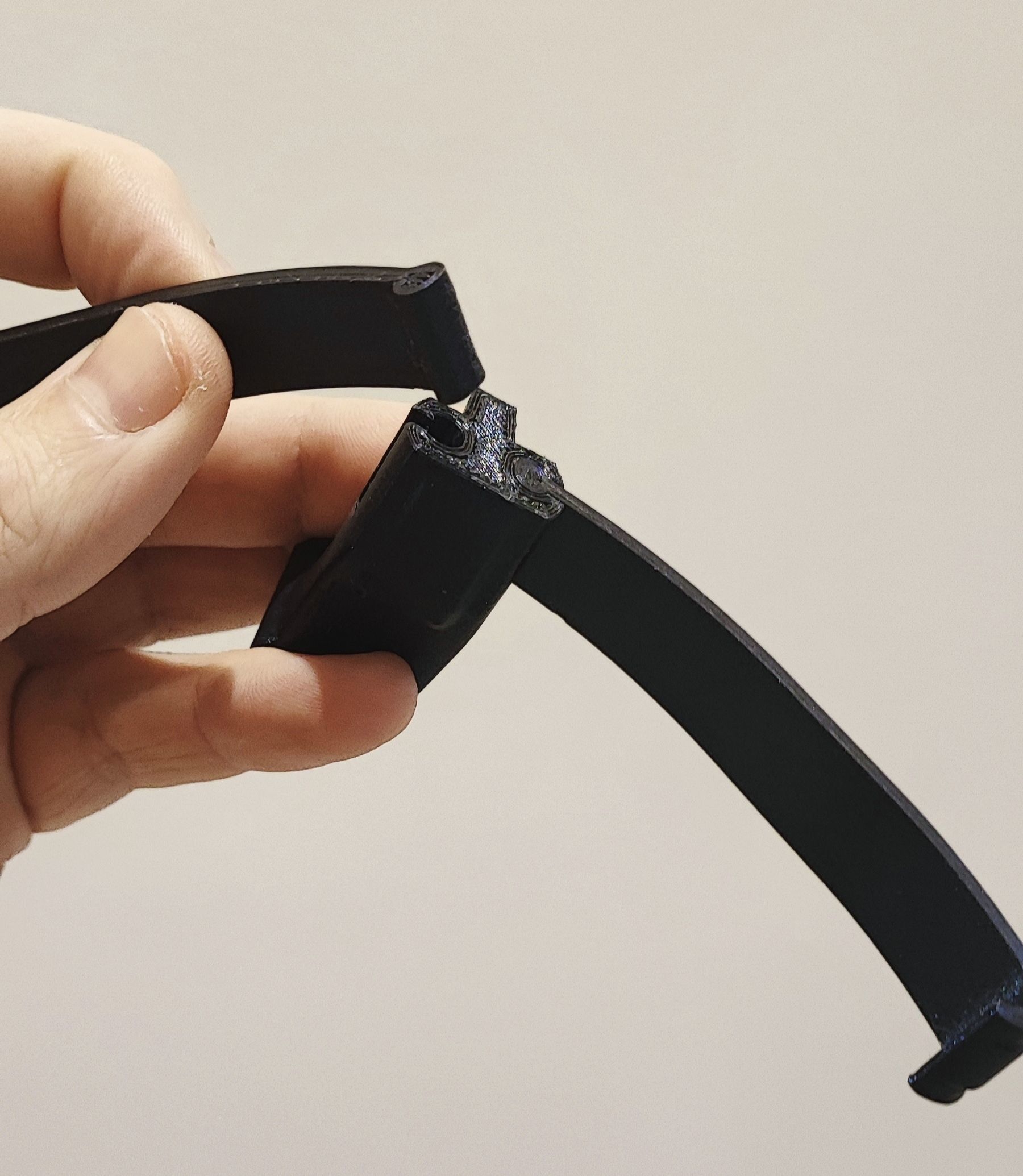Trekking Pole Phone Mount 3D print model_3