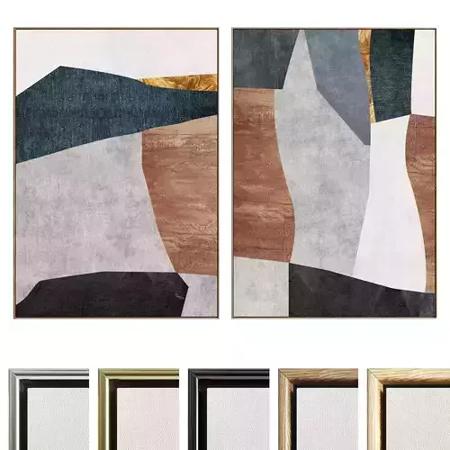 Plaster Two Photo Frame 493