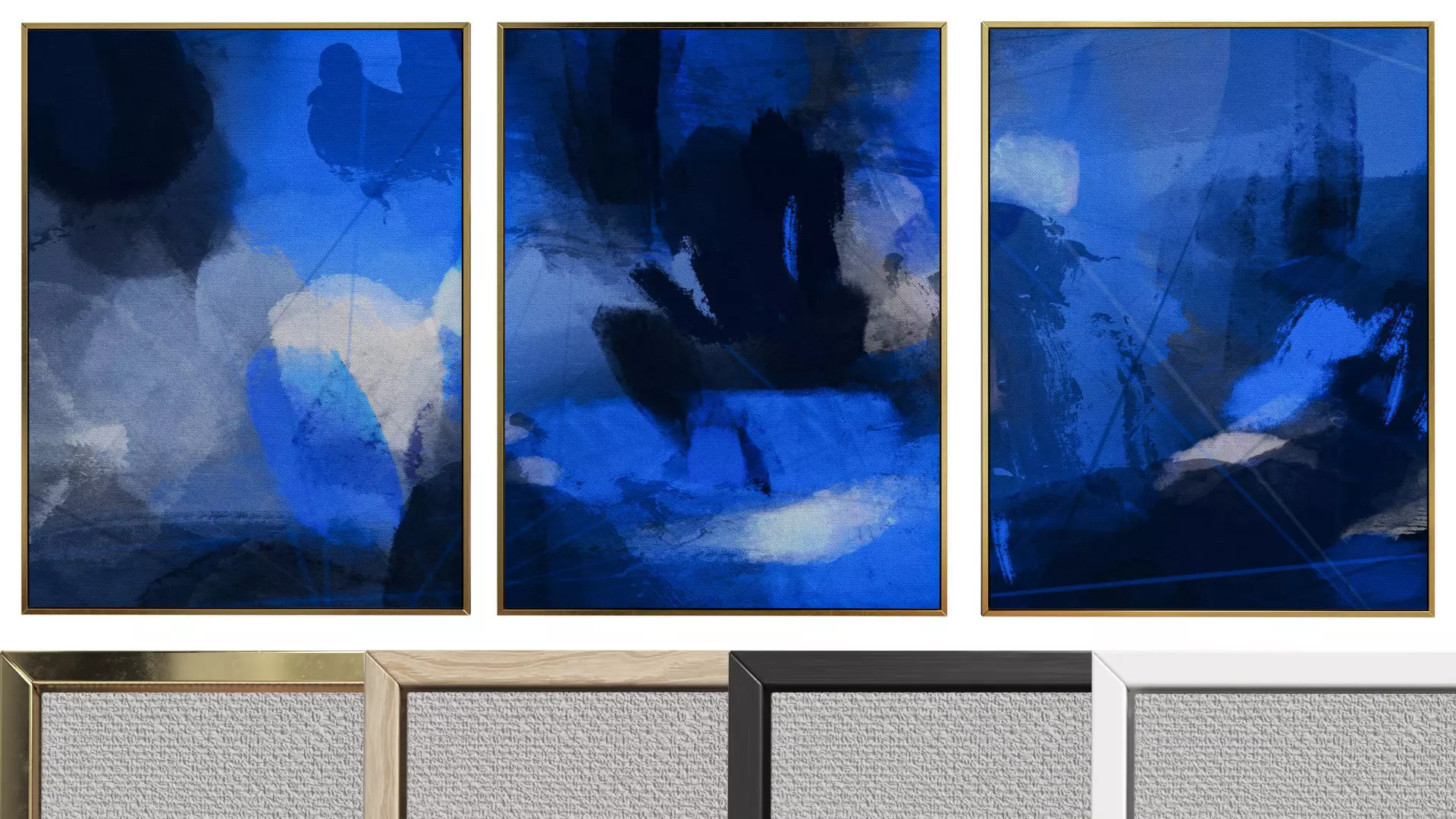 3 Abstract Frames Set 004 3D model_0