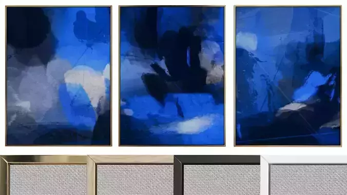 3 Abstract Frames Set 004 3D model