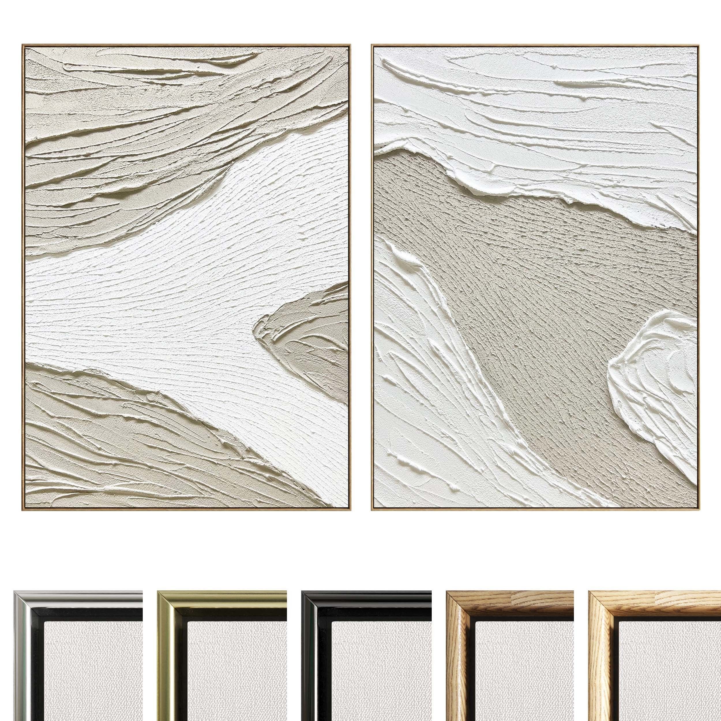 Plaster Two Photo Frame 495 Low-poly 3D model_8