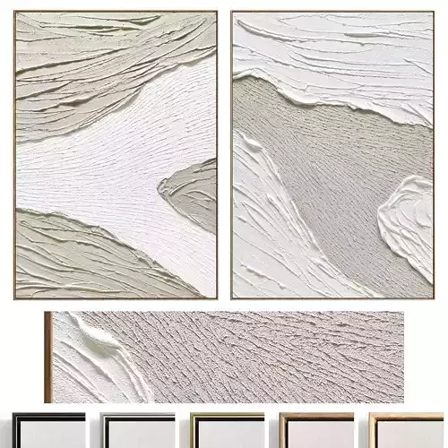 Plaster Two Photo Frame 495