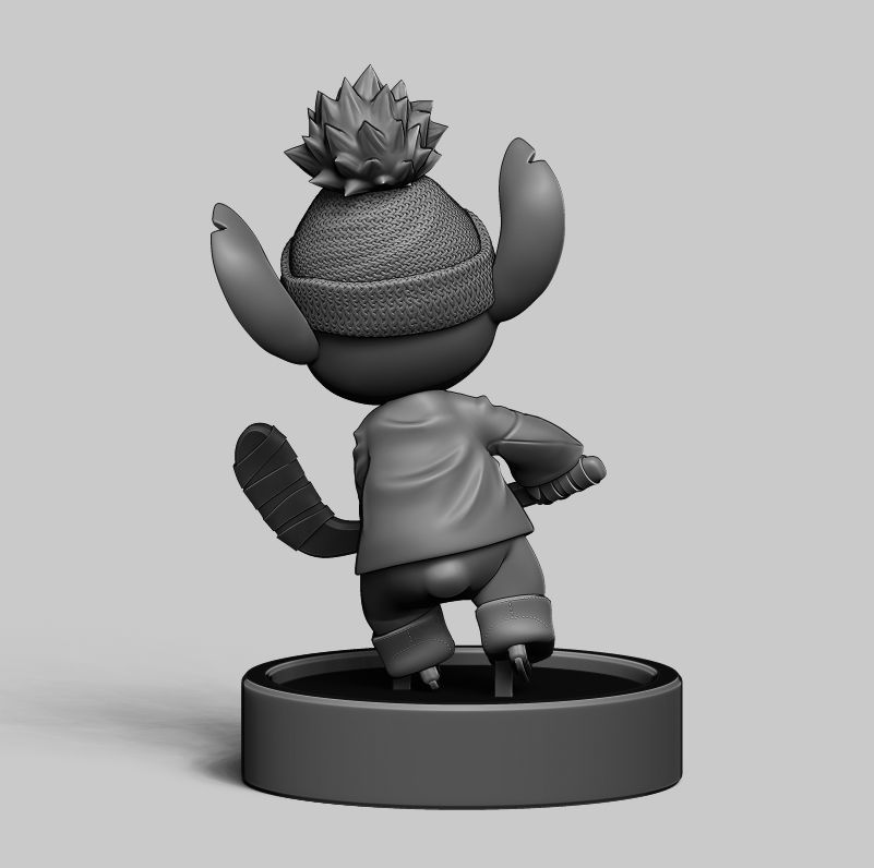 Stitch Hockey Bruins 3D print model_1