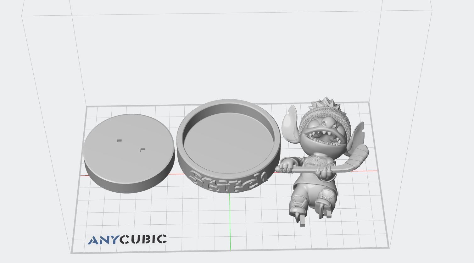 Stitch Hockey Bruins 3D print model_3