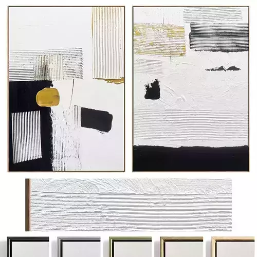 Plaster Two Photo Frame 496