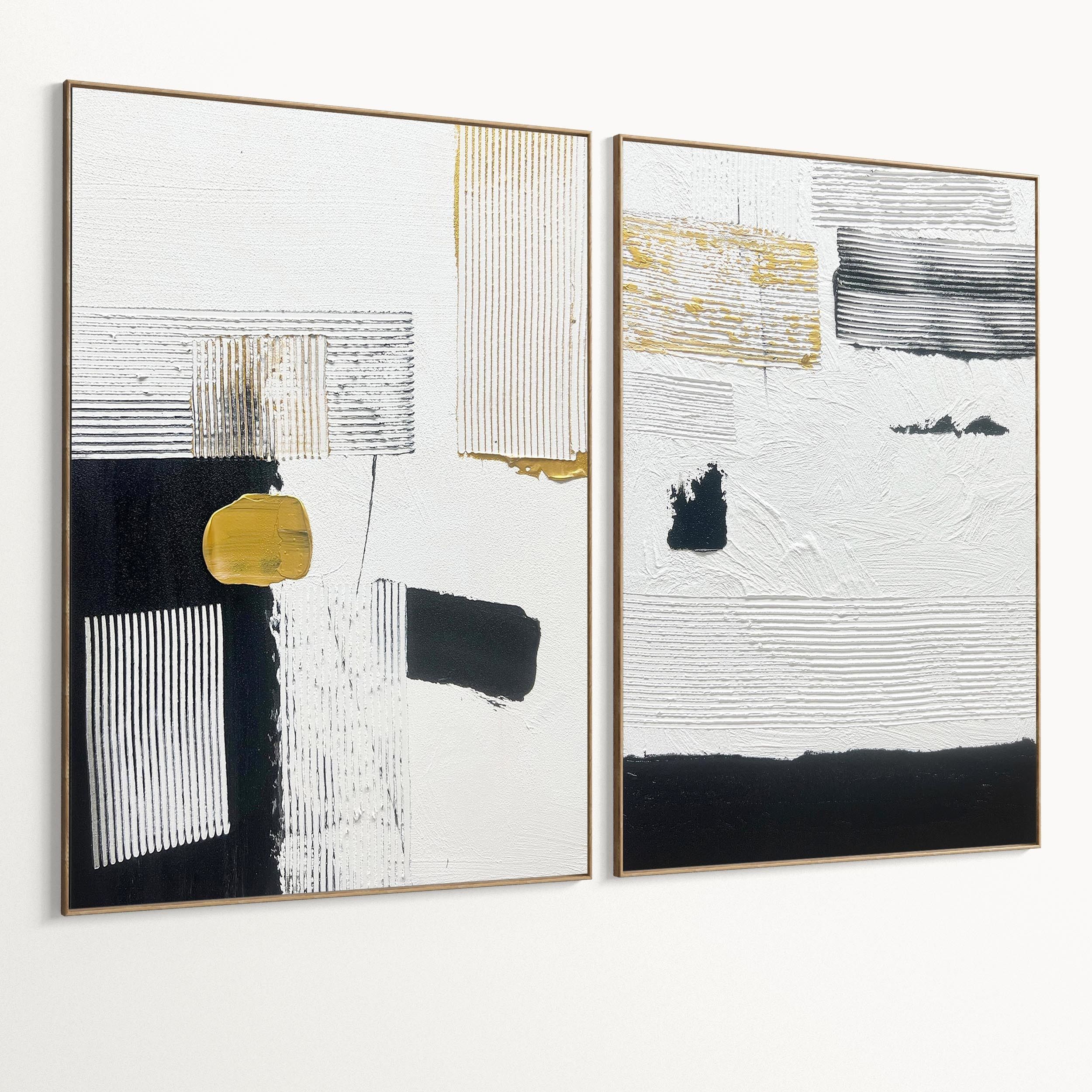 Plaster Two Photo Frame 496 Low-poly 3D model_1