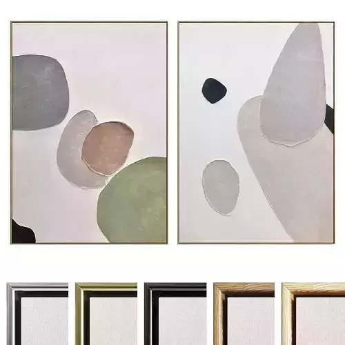 Plaster Two Photo Frame 497