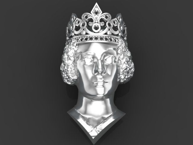 Queen 3 3D print model_5
