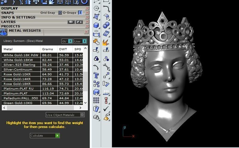 Queen 3 3D print model_9
