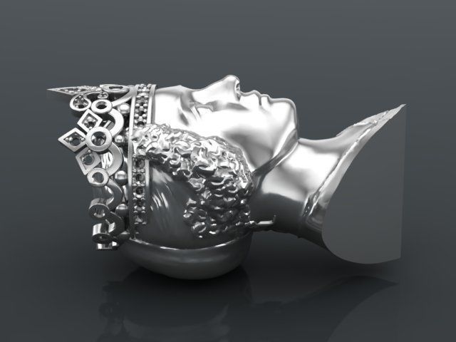 Queen 3 3D print model_1