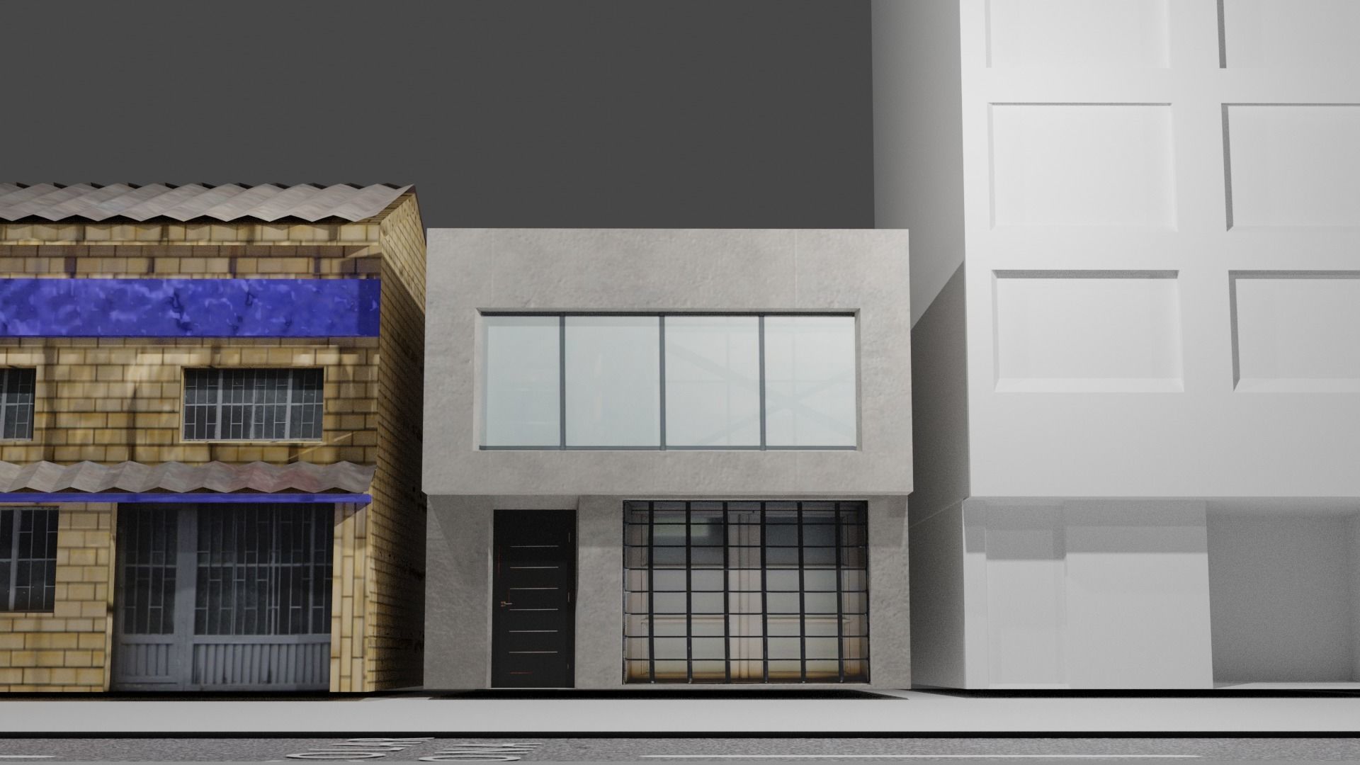 Colombian Style House Low-poly 3D model_17