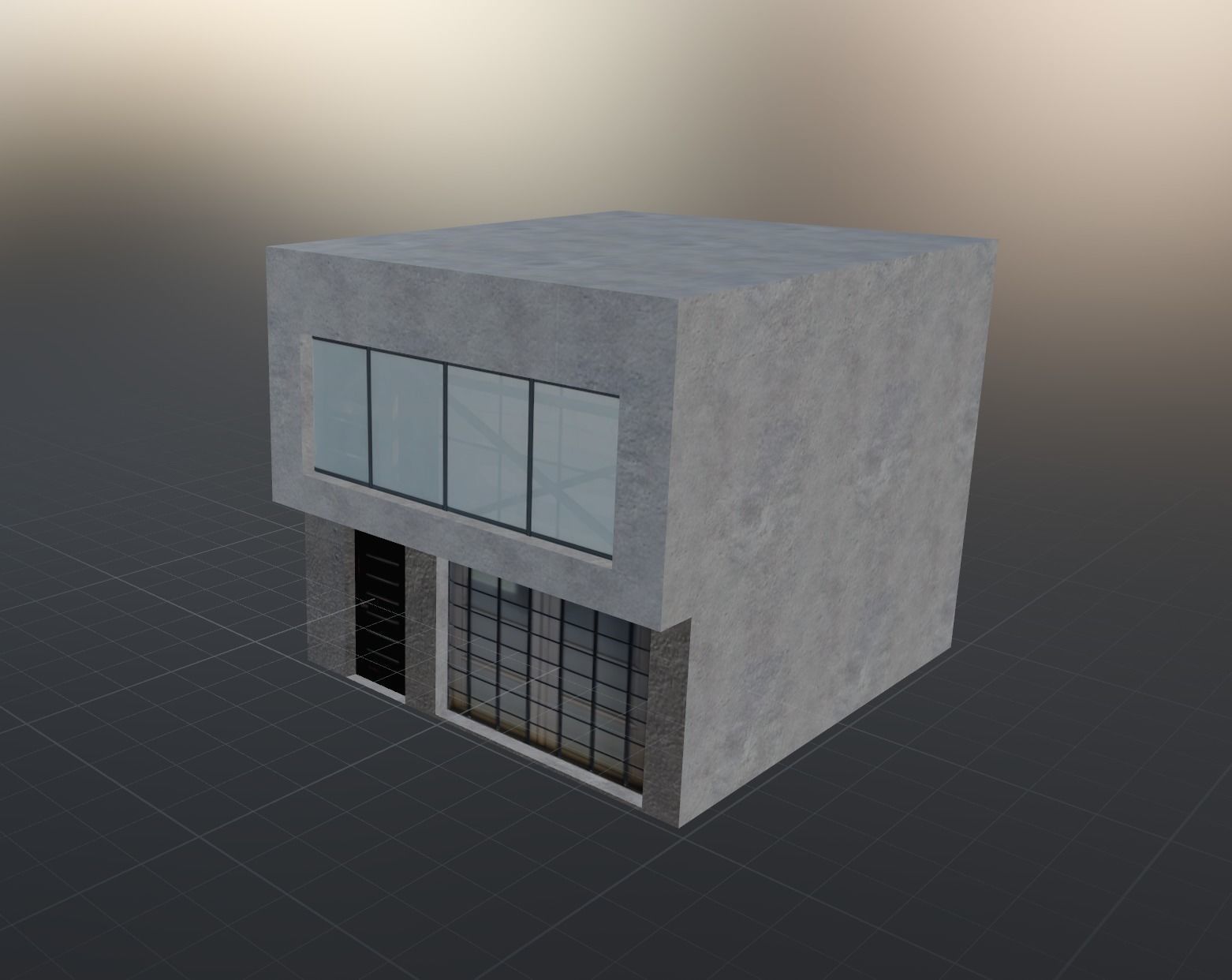 Colombian Style House Low-poly 3D model_6