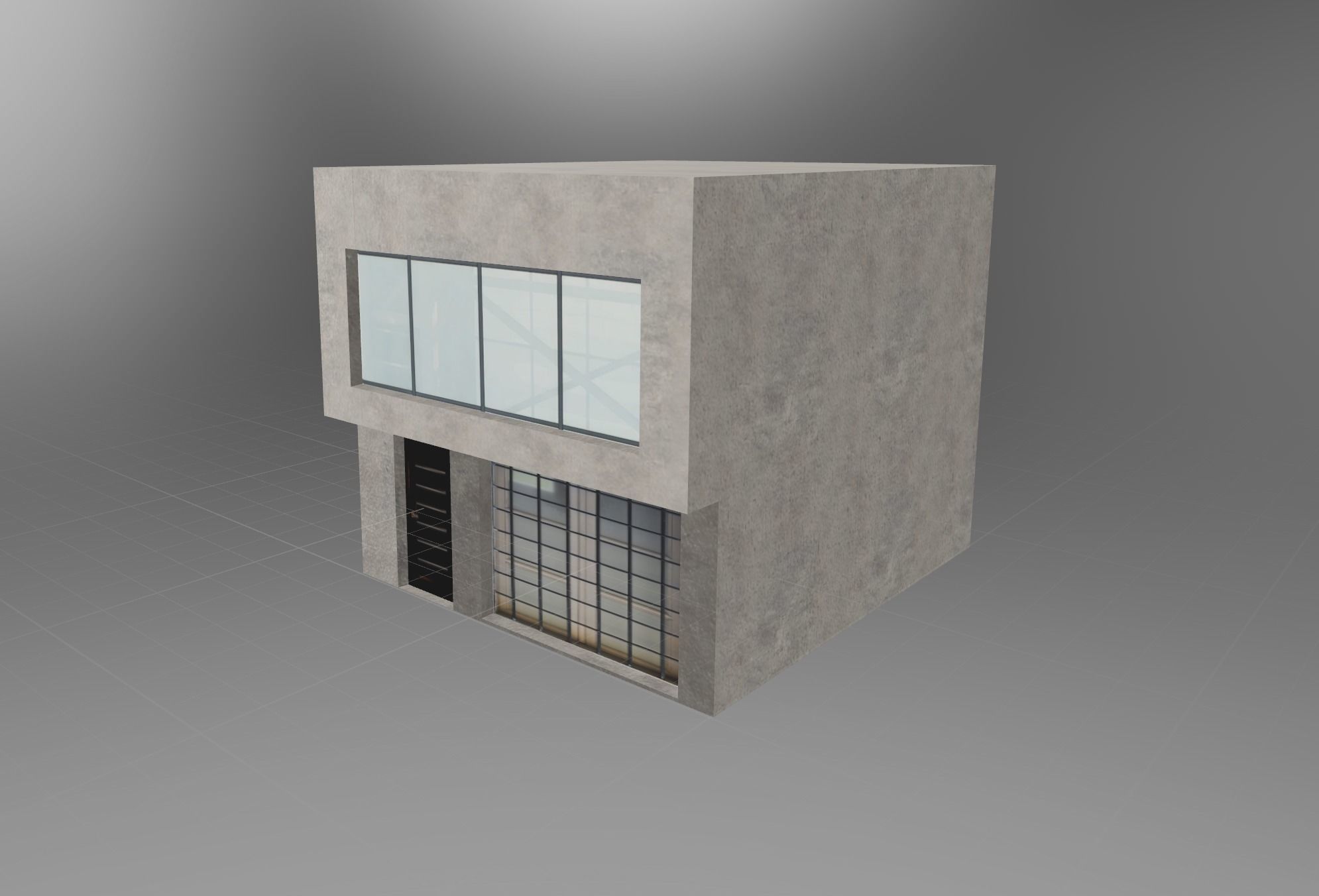 Colombian Style House Low-poly 3D model_2