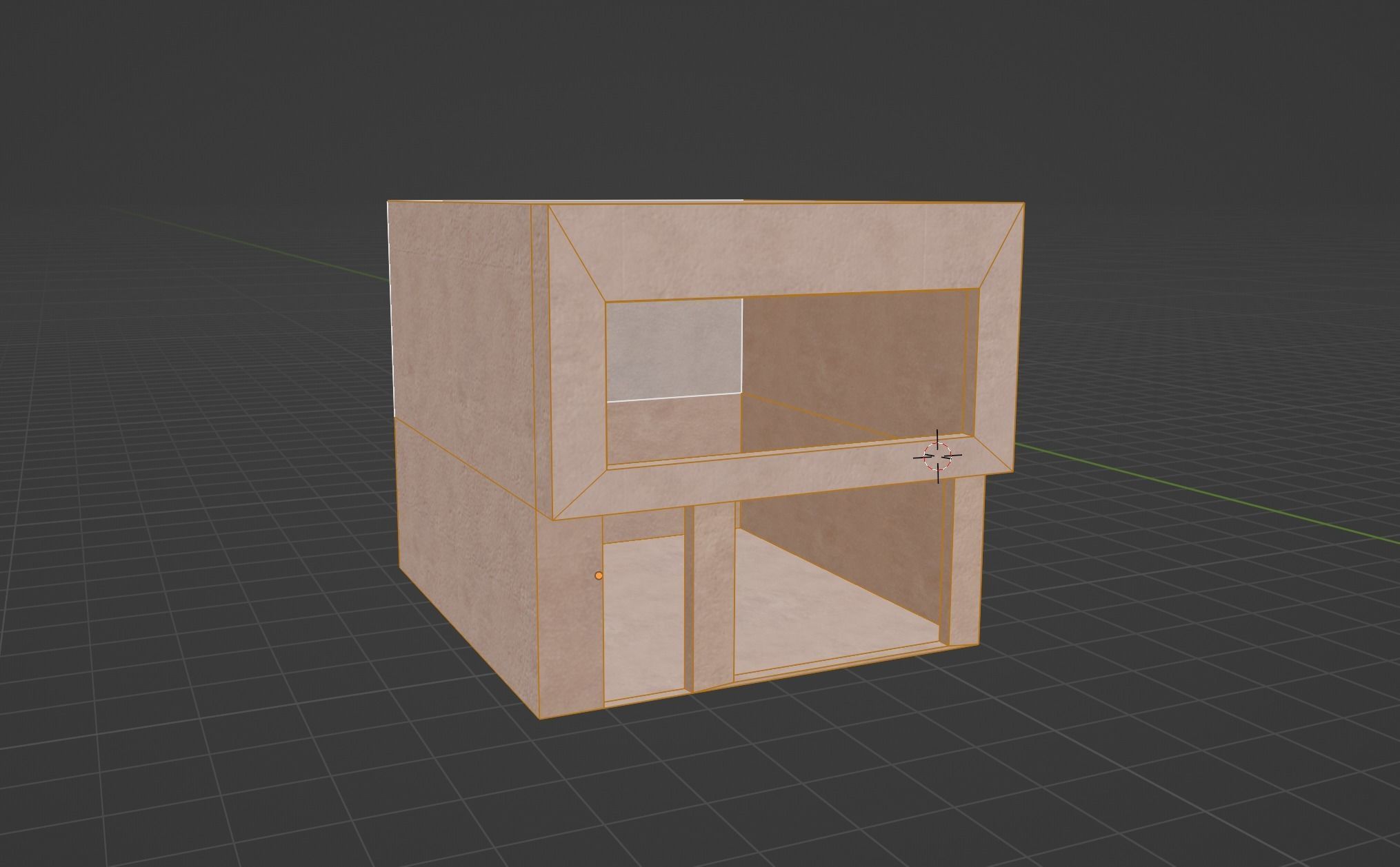 Colombian Style House Low-poly 3D model_10