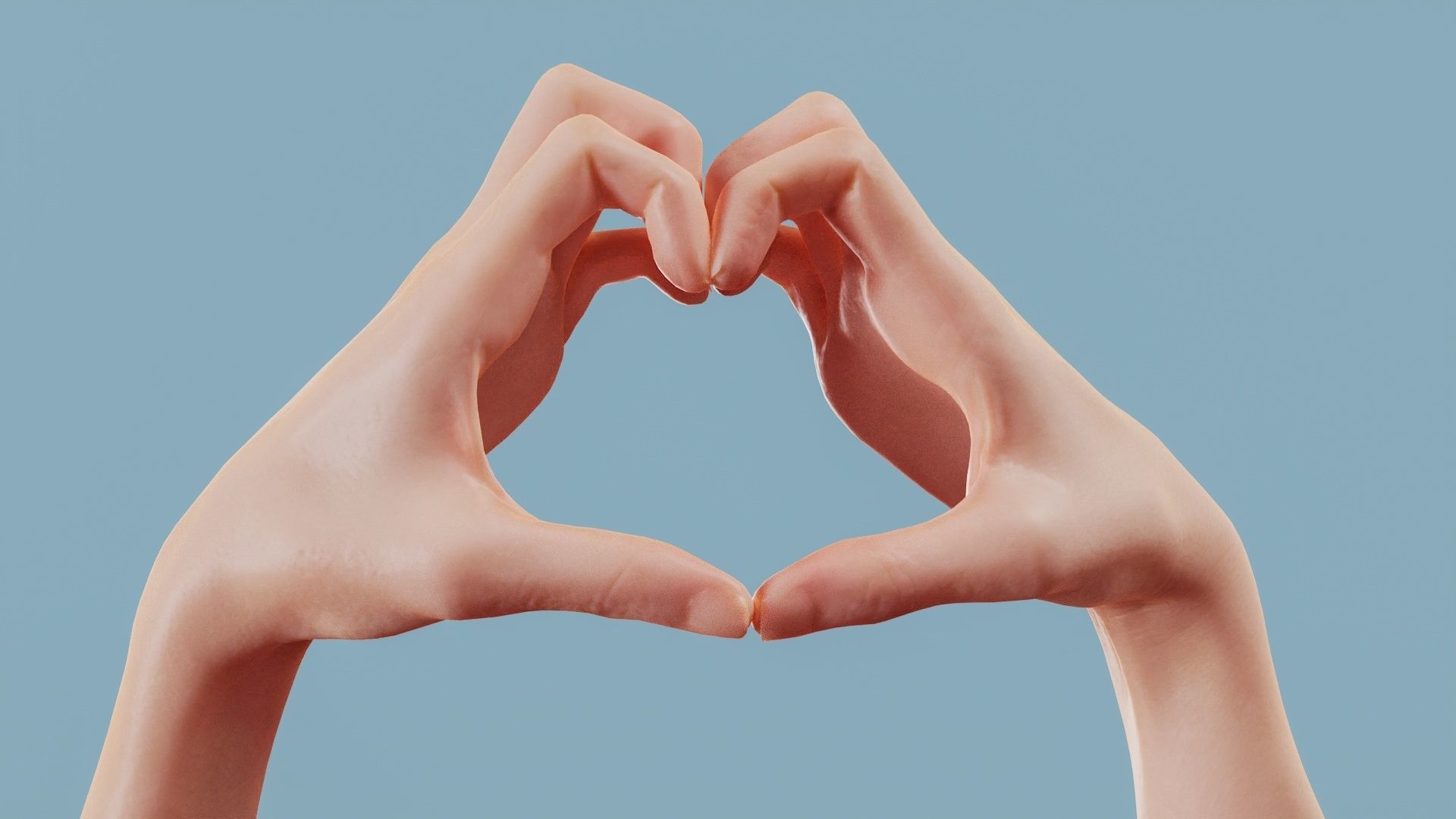 19 Photorealistic Interacting Female Hand Poses 3D Model Collection_7