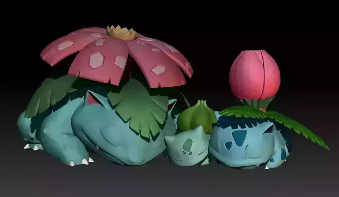 Pokemon Bulbasaur Ivysaur Venusaur