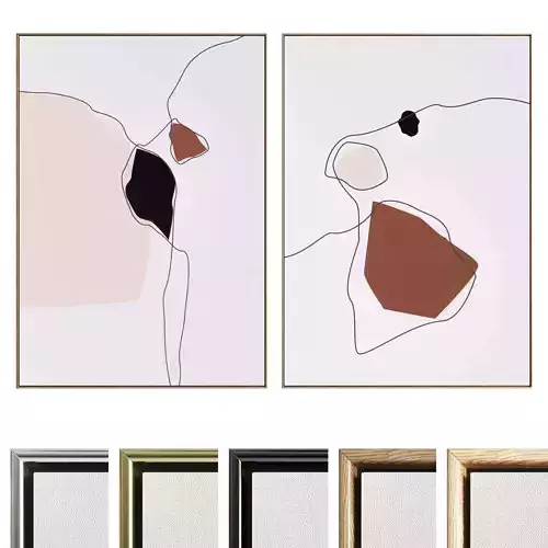 Plaster Two Photo Frame 501