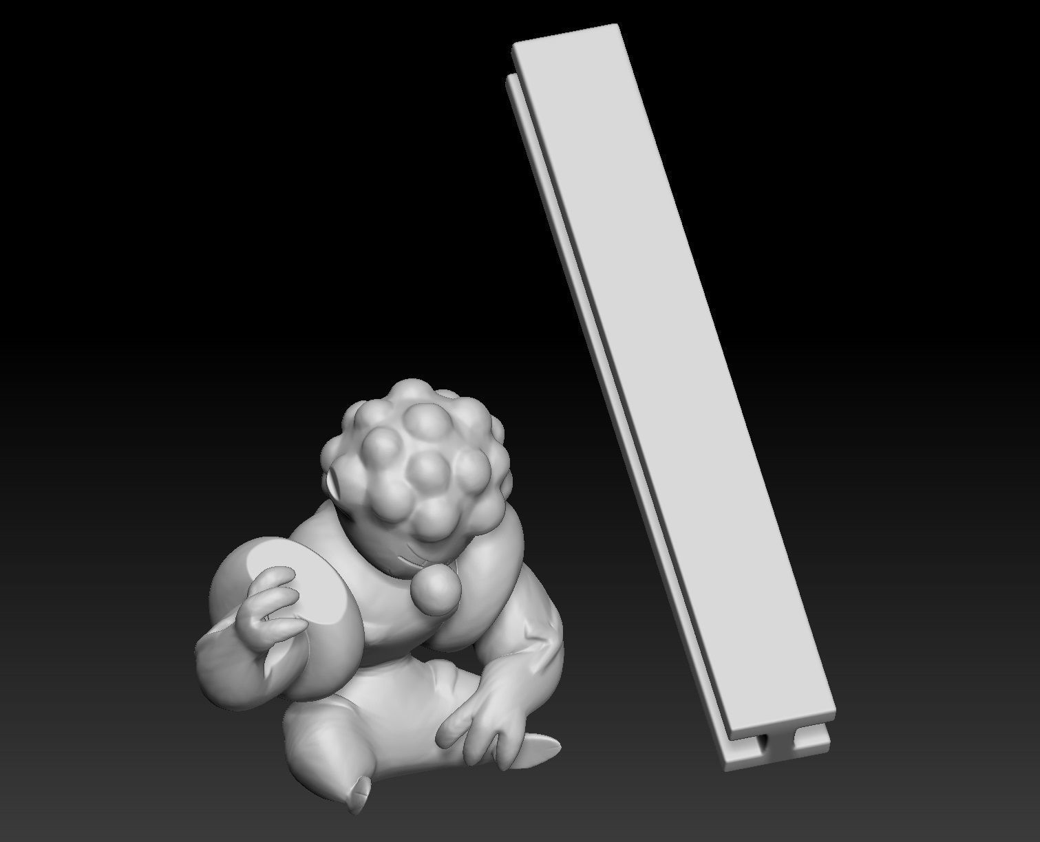 Pokemon Timburr Gurdurr Conkeldurr 3D print model_5