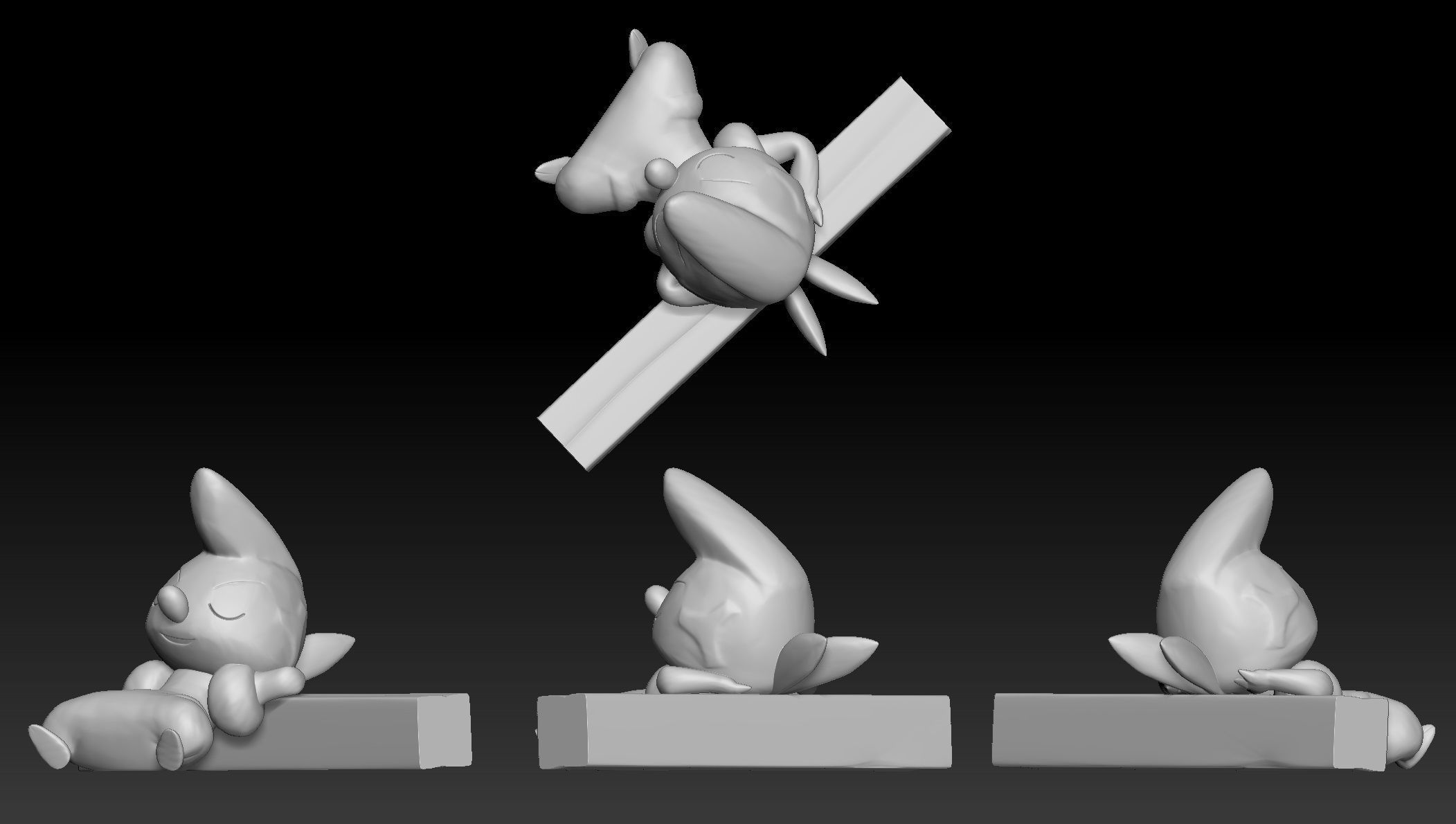 Pokemon Timburr Gurdurr Conkeldurr 3D print model_1