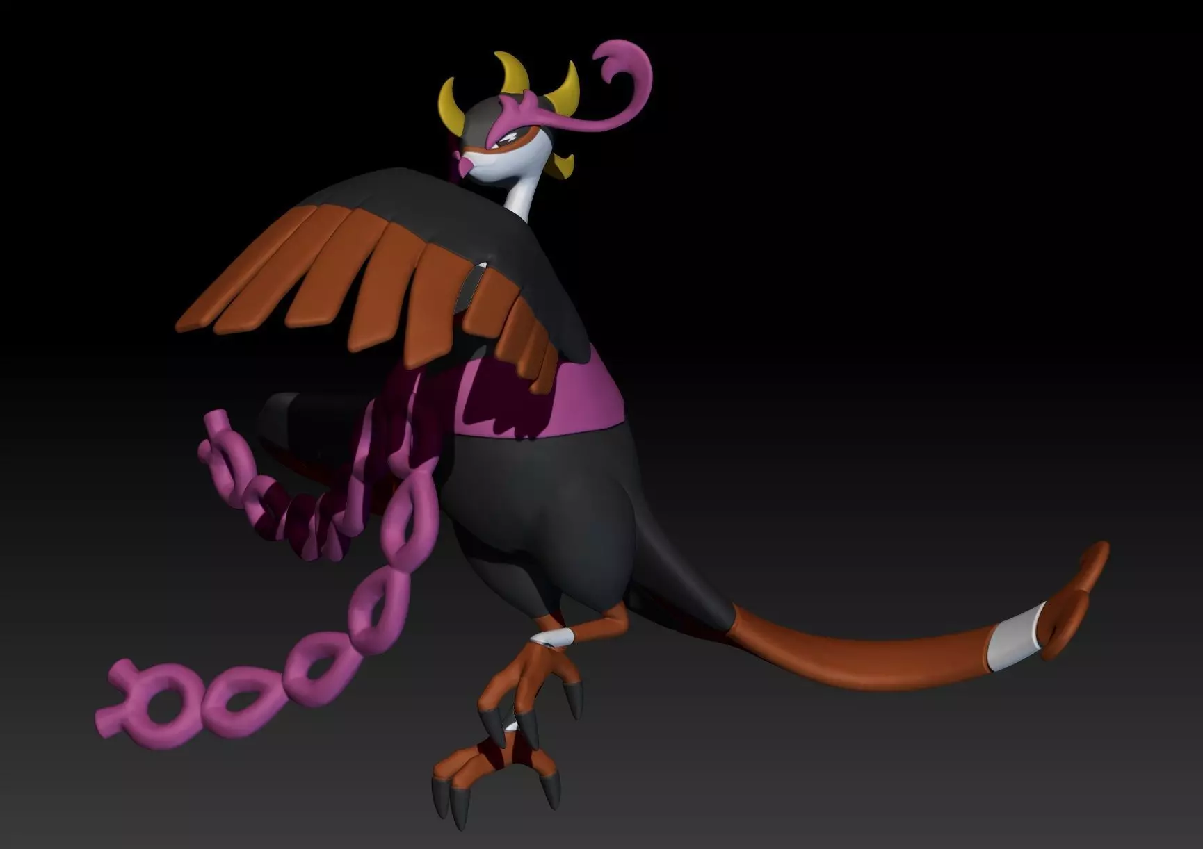 Pokemon Fezandipiti 3D print model_0